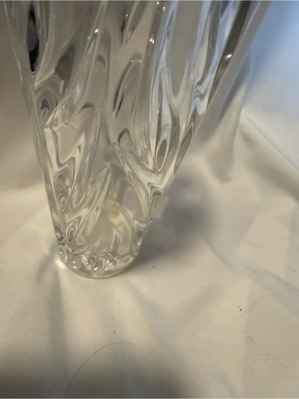 Gorham Crystal Star Blossom 7-inch flower vase